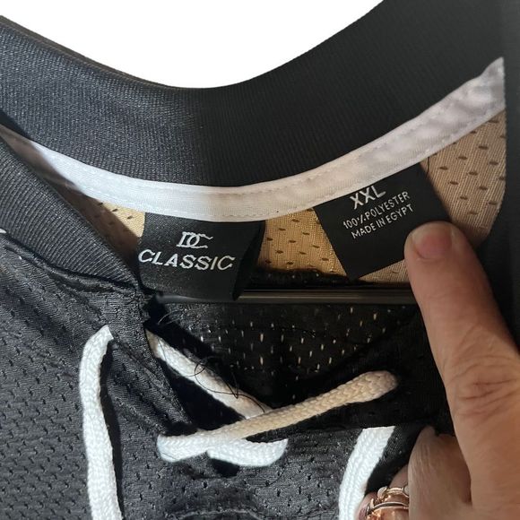 Las Vegas TwentyOne Mesh Hocky Jersey Black and Gold Sz XXL - Picture 3 of 4